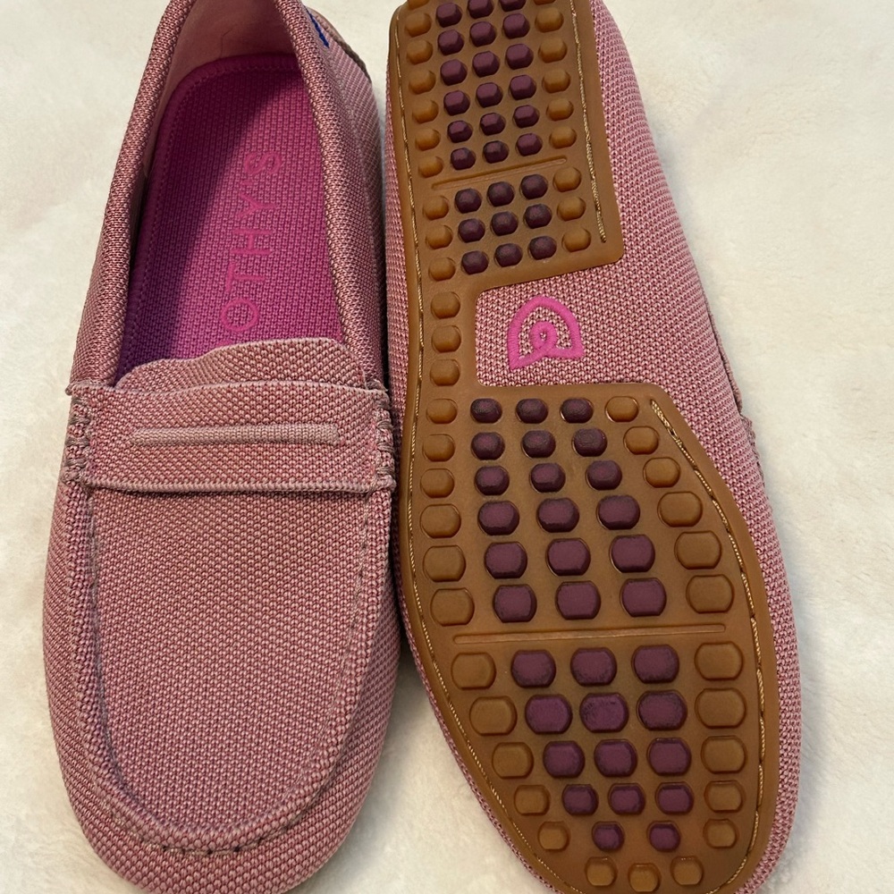 Rothy's The Driver in Desert Pink Size 7 Slip On